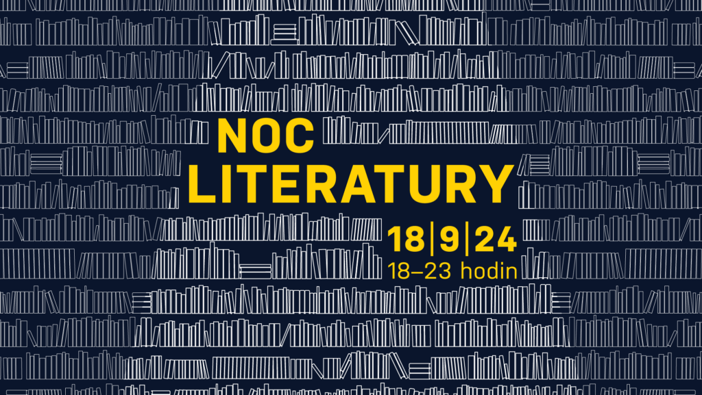 Noc literatury - grafika pro ročník 2024