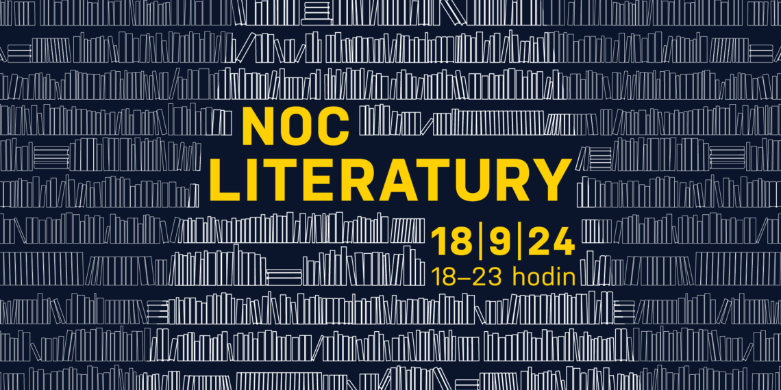 Noc literatury - grafika pro ročník 2024